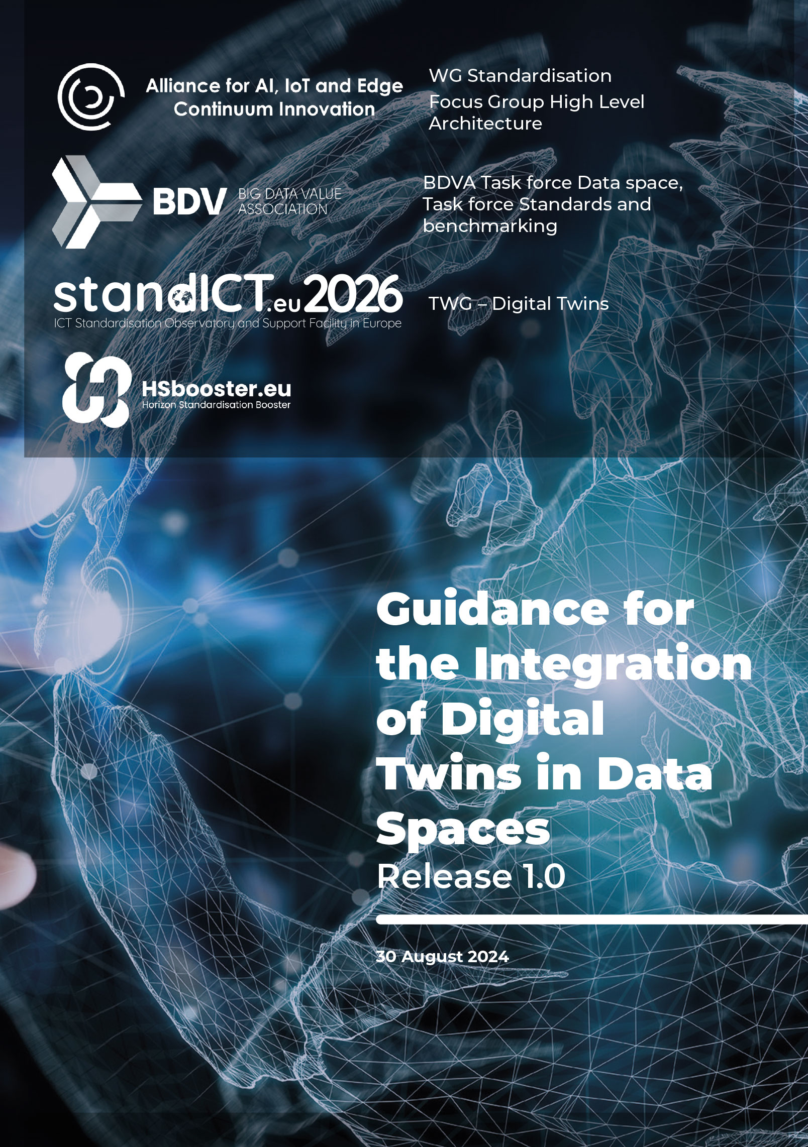 This document focuses on the integration of digital twins in data spaces:   it provides a context on data spaces, digital twins, IoT and edge computing and standardisation: it provides an analysis on the integration of digital twins in data spaces taking an architecture approach; it describes a large number of digital twin use cases in domains such as agriculture, connected vehicles, smart cities, energy, smart manufacturing; The document can be used to provide insights and sources for future standardisatio