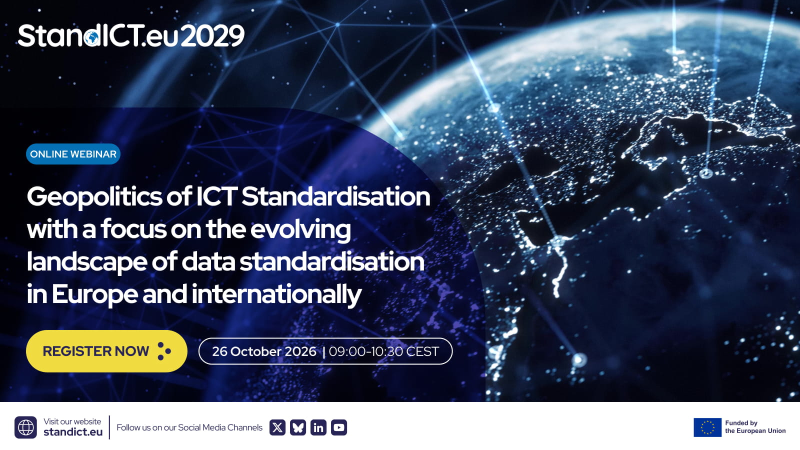 Geopolitics of ICT Standardisation with a focus on the evolving landscape of data standardisation in Europe and internationally