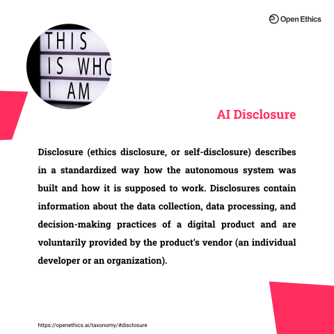 AI Disclosure - back