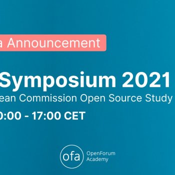 OFA Symposium 2021: The European Commission Open Source Study