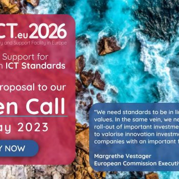Our first of nine StandICT.eu 2026 Open Calls has just been published: Apply Now! 